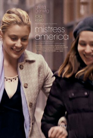 Mistress America, Greta Gerwig,Lola Kirke,Heather Lind,Michael Chernus,Charlie Gillette,Matthew Shear,Cindy Cheung,Joel Marsh Garland,Kathryn Erbe,Dean Wareham