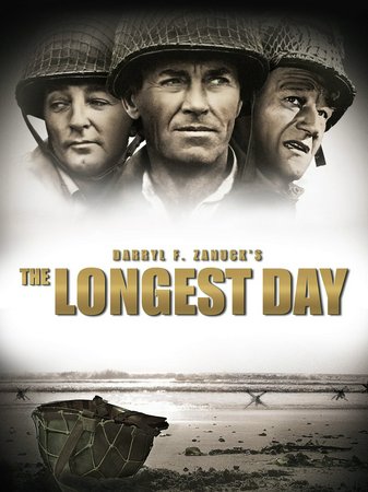 The Longest Day, Henry Fonda,John Wayne,Robert Mitchum,Robert Ryan,Arletty,Jean-Louis Barrault,Bourvil,Eddie Albert,Paul Anka,Richard Beymer