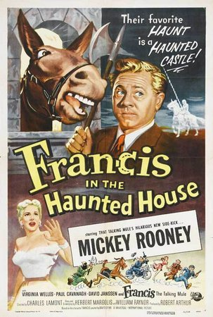Francis in the Haunted House, Mickey Rooney,Virginia Welles,David Janssen,Paul Cavanagh,James Flavin,Mary Ellen Kay,Ralph Dumke,Richard Gaines,Richard Deacon,Dick Winslow
