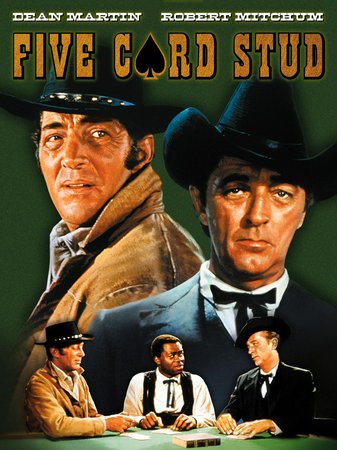 Five Card Stud, Dean Martin,Robert Mitchum,Inger Stevens,Roddy McDowall,Katherine Justice,John Anderson,Ruth Springford,Yaphet Kotto,Denver Pyle,Bill Fletcher