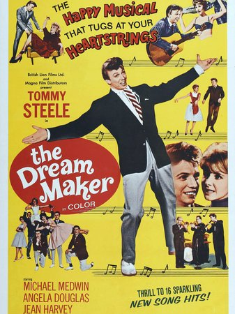 The Dream Maker, Tommy Steele,Angela Douglas,Michael Medwin,Jean Harvey,Bernard Bresslaw,Walter Hudd,John Tate,Janet Henfrey,Richard Goolden,Keith Faulkner