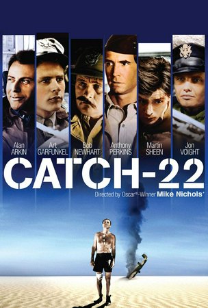 Catch-22, Alan Arkin,Martin Balsam,Richard Benjamin,Jack Gilford,Art Garfunkel,Bob Newhart,Anthony Perkins,Paula Prentiss,Martin Sheen,Jon Voight