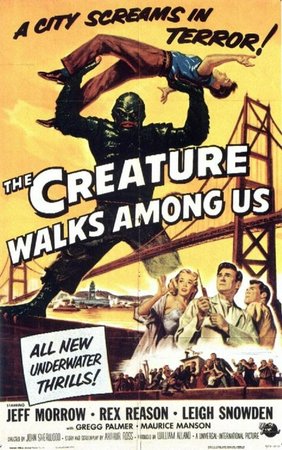 The Creature Walks Among Us, Rex Reason,Jeff Morrow,Leigh Snowden,Gregg Palmer,Maurice Manson,James Rawley,David McMahon,Paul Fierro,Lillian Molieri,Larry Hudson