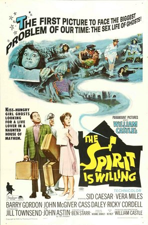 The Spirit Is Willing, Sid Caesar,Vera Miles,Barry Gordon,John McGiver,Cass Daley,Ricky Cordell,Mary Wickes,Jesse White,Robert Donner,Nestor Paiva