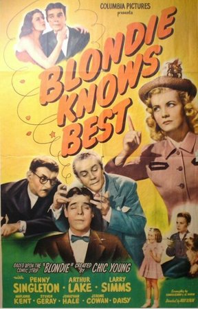 Blondie Knows Best, Penny Singleton,Arthur Lake,Jonathan Hale,Shemp Howard,Larry Simms,Marjorie Kent,Steven Geray,Jerome Cowan,Danny Mummert,Ludwig Donath