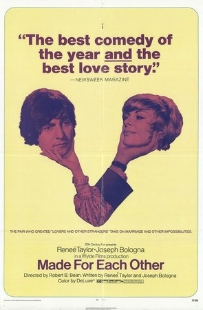 Made for Each Other, Renée Taylor,Joseph Bologna,Paul Sorvino,Olympia Dukakis,Helen Verbit,Louis Zorich,Norman Shelley,Paul Dumont,Regina Baff,Candice Azzara