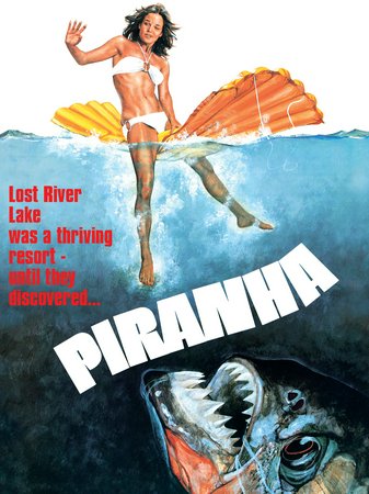 Piranha, Bradford Dillman,Heather Menzies,Kevin McCarthy,Keenan Wynn,Dick Miller,Barbara Steele,Belinda Balaski,Melody Thomas Scott,Bruce Gordon,Barry Brown