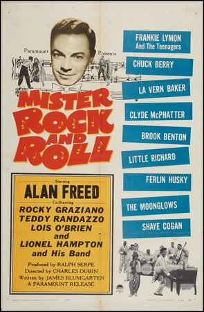 Mister Rock and Roll, Alan Freed,Teddy Randazzo,Lionel Hampton,Rocky Graziano,Lois O'Brien,Jay Barney,Earl George,Ralph Stanley,Frankie Lymon and the Teenagers,Chuck Berry