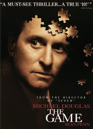The Game, Michael Douglas,Sean Penn,Deborah Kara Unger,James Rebhorn,Peter Donat,Carroll Baker,Armin Mueller-Stahl,Elizabeth Dennehy,Caroline Barclay,Daniel Schorr