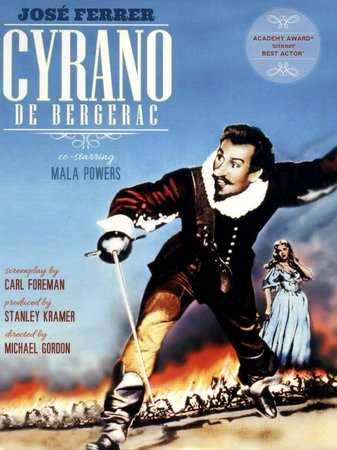 Cyrano de Bergerac, Mala Powers,William Prince,Ralph Clanton,Morris Carnovsky,Lloyd Corrigan,Virginia Farmer,Edgar Barrier,Elena Verdugo,Al Cavens,Arthur Blake