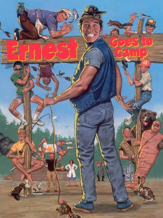 Ernest Goes to Camp, Jim Varney,Victoria Racimo,Lyle Alzado,Gailard Sartain,Daniel Butler,Iron Eyes Cody,Patrick Day,Scott Menville,Jacob Vargas,Danny Capri