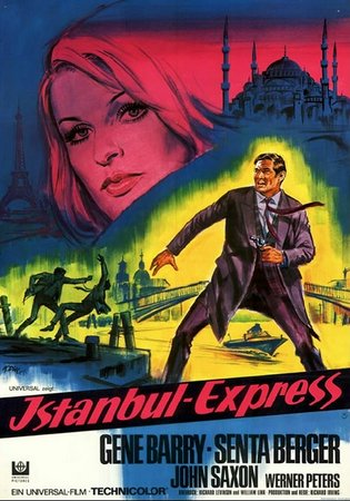 Istanbul Express, Gene Barry,Senta Berger,John Saxon,Tim Simcox,John Marley,Mary Ann Mobley,Tom Simcox