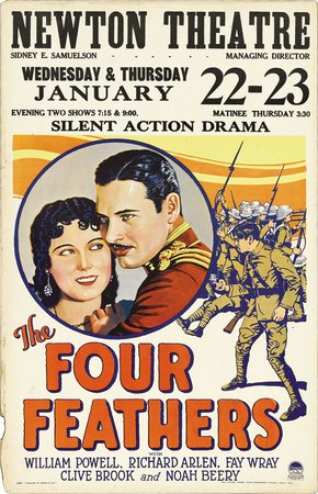 The Four Feathers, Richard Arlen,Fay Wray,Clive Brook,William Powell,Theodore VonEltz,Theodor Von Eltz,Zack Williams,Noble Johnson,Philippe DeLacy,E.J. Ratcliffe