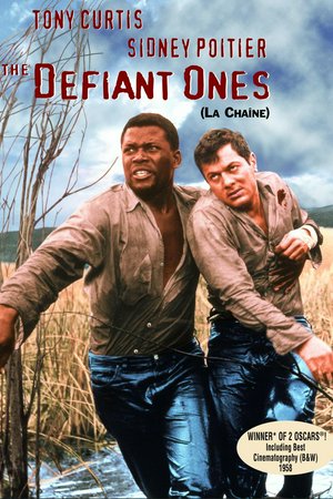 The Defiant Ones, Tony Curtis,Sidney Poitier,Theodore Bikel,Cara Williams,Charles McGraw,Lon Chaney Jr.,King Donovan,Claude Akins,Lawrence Dobkin,Whit Bissell