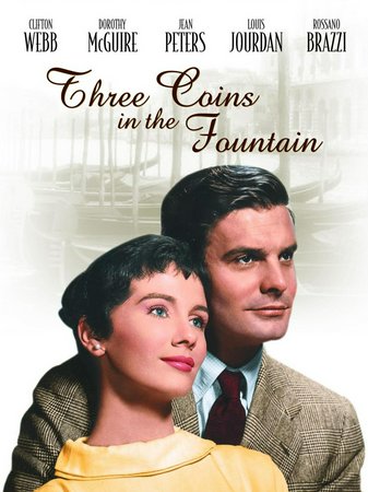 Three Coins in the Fountain, Dorothy McGuire,Clifton Webb,Jean Peters,Louis Jourdan,Maggie McNamara,Rossano Brazzi,Howard St. John,Kathryn Givney,Cathleen Nesbitt,Vincent Padula