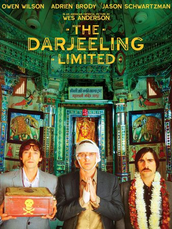 The Darjeeling Limited, Owen Wilson,Adrien Brody,Jason Schwartzman,Amara Karan,Wallace Wolodarsky,Waris Ahluwalia,Irrfan Khan,Barbet Schroeder,Camilla Rutherford,Bill Murray