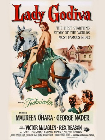 Lady Godiva of Coventry, Maureen O'Hara,George Nader,Victor McLaglen,Rex Reason,Eduard Franz,Leslie Bradley,Torin Thatcher,Arthur Gould-Porter,Robert Warwick,Grant Withers