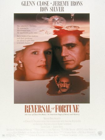Reversal of Fortune, Jeremy Irons,Ron Silver,Annabella Sciorra,Uta Hagen,Fisher Stevens,Christine Baranski,Mano Singh,Felicity Huffman,Alan Pottinger,Julie Hagerty