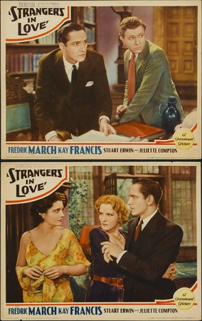 Strangers in Love, Fredric March,Kay Francis,Stuart Erwin,Juliette Compton,Julie Compton,George Barbier,Sidney Toler,Earle Foxe,Earl Foxe,Lucien Littlefield