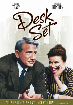 Desk Set, Spencer Tracy,Katharine Hepburn,Gig Young,Joan Blondell,Dina Merrill,Sue Randall,Neva Patterson,Harry Ellerbe,Nicholas Joy,Diane Jergens