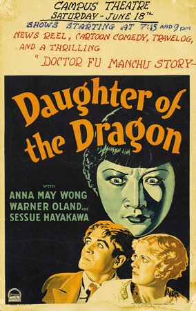 Daughter of the Dragon, Anna May Wong,Warner Oland,Sessue Hayakawa,Frances Dade,Bramwell Fletcher,Holmes Herbert,Nella Walker,Nicholas Soussanin,Lawrence Grant,Harold Minjir