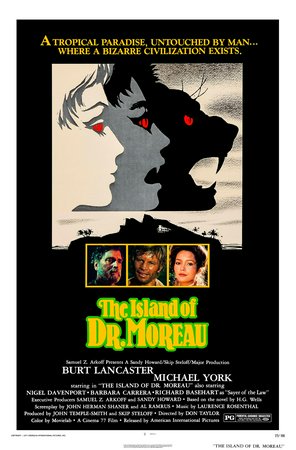 The Island of Dr. Moreau, Burt Lancaster,Michael York,Nigel Davenport,Richard Basehart,Barbara Carrera,Nick Cravat,The Great John L,Bob Ozman,Fumio Demura,Gary Baxley