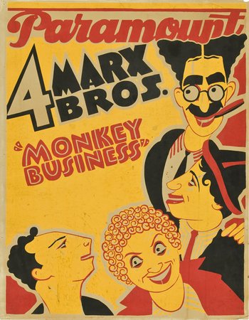Monkey Business, Groucho Marx,Harpo Marx,Chico Marx,Zeppo Marx,Thelma Todd,Ruth Hall,Harry Woods,Tom Kennedy,Rockliffe Fellowes,Ben Taggart