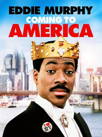 Coming to America, Eddie Murphy,Arsenio Hall,James Earl Jones,Eriq La Salle,John Amos,Madge Sinclair,Shari Headley,Paul Bates,Allison Dean,Frankie Faison