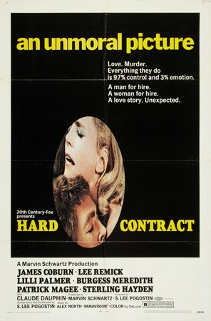 Hard Contract, James Coburn,Lee Remick,Lilli Palmer,Burgess Meredith,Patrick Magee,Sterling Hayden,Claude Dauphin,Helen Cherry,Karen Black,Sabine Sun