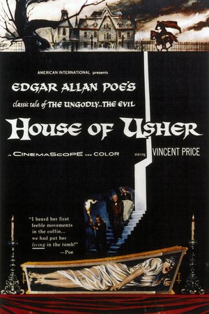 House of Usher, Vincent Price,Mark Damon,Myrna Fahey,Harry Ellerbe