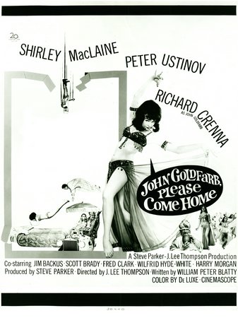 John Goldfarb, Please Come Home, Shirley MacLaine,Peter Ustinov,Richard Crenna,Fred Clark,Jim Backus,Scott Brady,Wilfrid Hyde-White,Harry Morgan,Patrick Adiarte,Richard Deacon