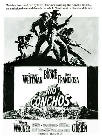 Rio Conchos, Richard Boone,Stuart Whitman,Edmond O'Brien,Jim Brown,Wende Wagner,Nehemiah Persoff,Warner Anderson,Rodolfo Acosta,Barry Kelley,Vito Scotti