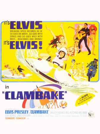 Clambake, Elvis Presley,Shelley Fabares,Will Hutchins,Bill Bixby,James Gregory,Gary Merrill,Amanda Harley,Suzie Kaye,Angelique Pettyjohn,Olga Kaya