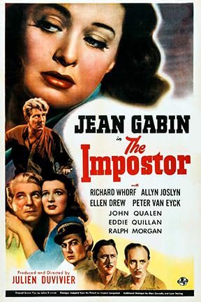 The Imposter, Jean Gabin,Richard Whorf,Allyn Joslyn,Ellen Drew,Peter Van Eyck,Ralph Morgan,Eddie Quillan,John Qualen,Dennis Moore,Milburn Stone